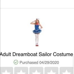 adult dreamboat diva costume